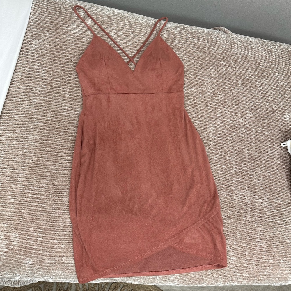 Mauve Velour Dress